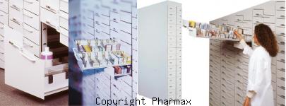 image colonnes indépendantes pour gain de productivité en pharmacie