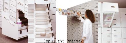 colonne a tiroir pharmacie