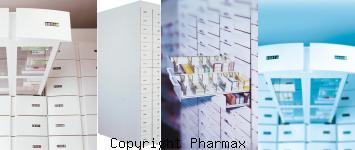 image colonne a tiroirs pharmacie