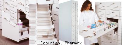 image mobilier colonne tiroir pharmacie