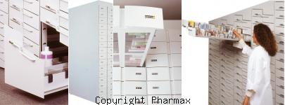 separateur colonne tiroir pharmacie
