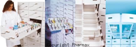 image vente colonnes made in France pour pharmacie