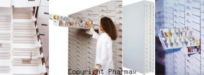 vente colonnes Optimum pour pharmacie