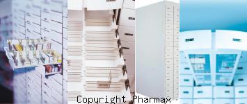 colonnes pour pharmacie