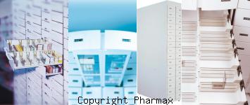 colonnes tiroirs pour pharmacie