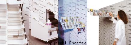 image colonnes Pharmax 2 pour gain de surface