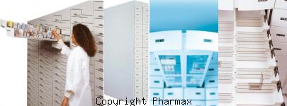 colonnes Pharmax 2 pour gain de productivité en pharmacie